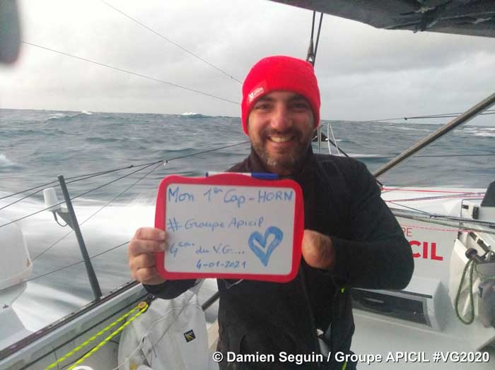 Damien Seguin Vendée Globe 2020 Groupe Apicil Damien Seguin Vendée Globe 2020 Groupe Apicil