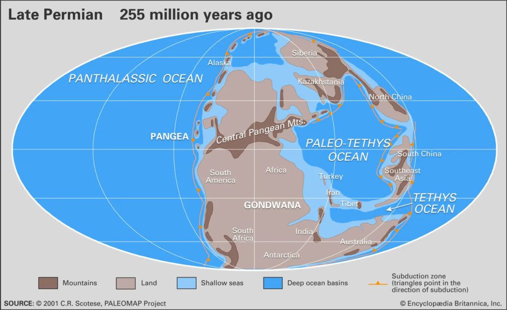 océan terre préhistoire